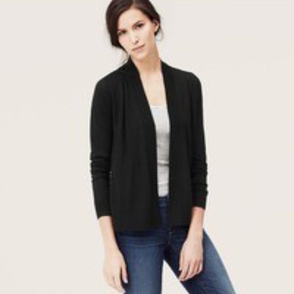 LOFT Black Open Cardigan - Picture 5 of 5